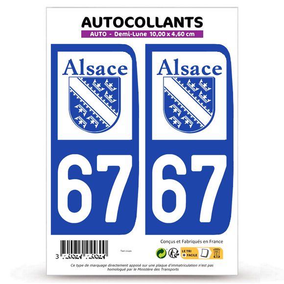 67 Bas-Rhin - Alsace Bi-ton